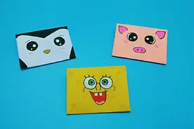 教你折纸可爱的卡通信封，呆萌又可爱，宝妈们赶紧给孩子收着视频封面