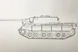 画一辆德系重型坦克E50M，为什么称它末日战车