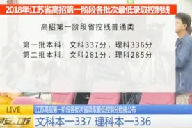 江苏高招第一阶段各批次省录取最低控制分数线公布视频封面