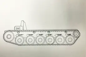 德国装甲部队这辆战车，开始画感觉很熟悉，最后完全不认识