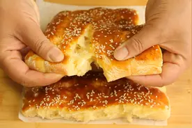 教你用普通面粉做面包，不揉面，不擀面，松软香甜，简单快速