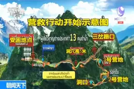 被困泰国溶洞第一批队员获救 最危险一公里遍布淤泥和碎石图片