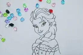 漂亮的艾莎公主简笔画教程，小朋友最喜欢赶紧给孩子收着，很好画视频封面