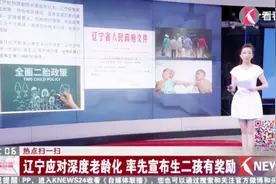 辽宁应对深度老龄化 率先宣布二孩有奖励 网友：根本不是钱的事视频封面
