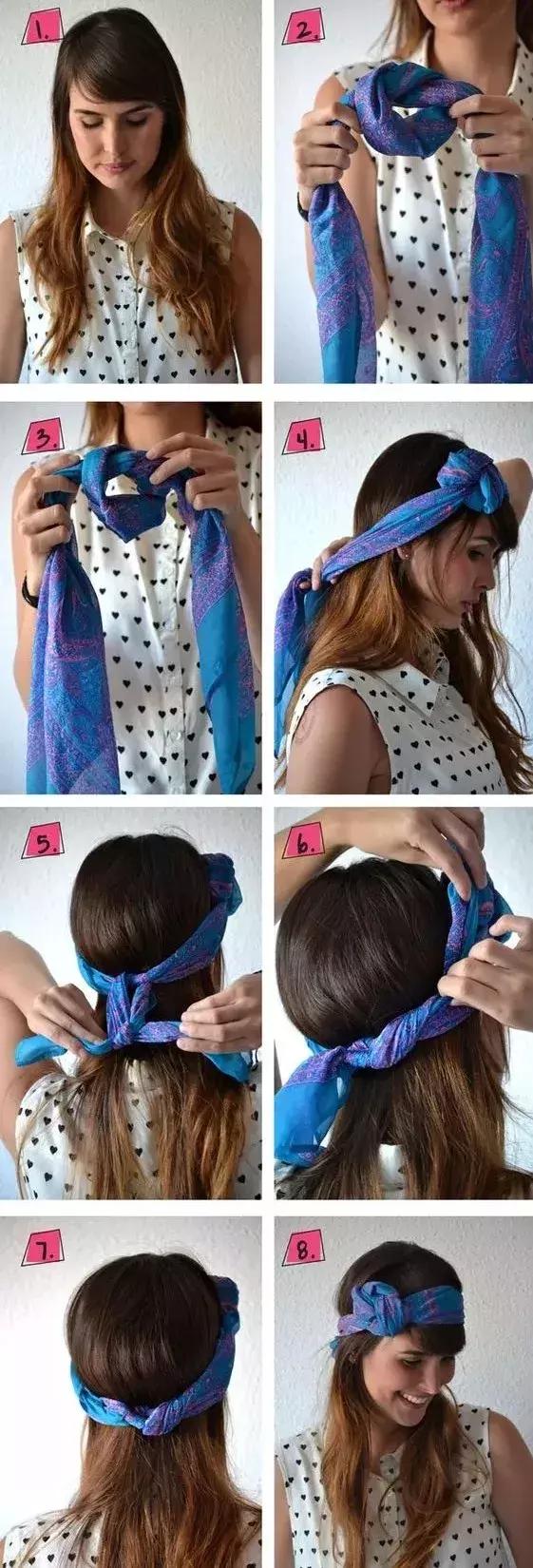 bershka官网 bershka官网插图(73) 脸大不要怕|盘点最全的“瘦脸减龄”发带,内涵实用教学!