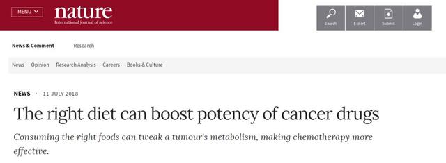 Nature：癌症食疗再添依据！常见氨基酸可显著提高化疗效果