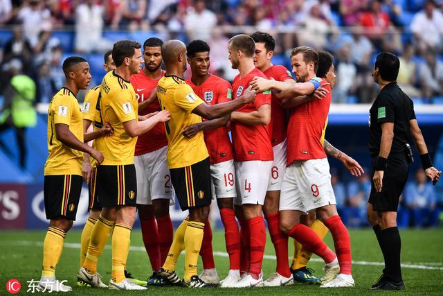 比利时2-0英格兰美图精选：三狮军团快乐依旧 曼联锋霸星光灭