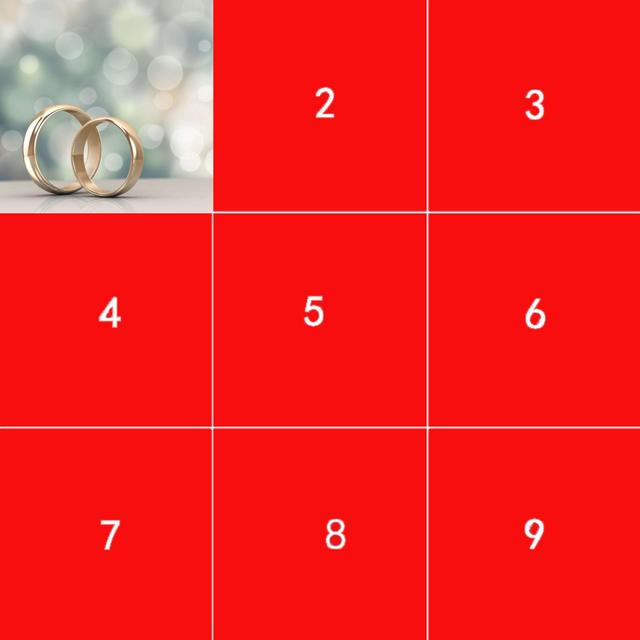 教你制作超厉害的镂空心形九宫格拼,把照片拼出爱你的形状