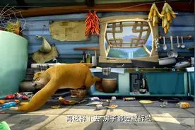 熊出没：熊二给青蛙抓蟑螂吃，把光头强家里弄的乱七八糟！视频封面