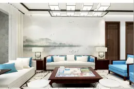 清雅新中式——金隅乐府150平米360°全景效果图赏析