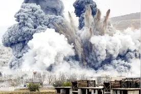 谈判失败叙军重新进攻，俄军轰炸精度惊人，戈兰高地附近一片火海