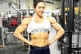 法国肌肉妹子，告诉你什么才是健美！视频封面