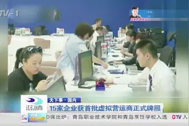 民间资本进入电信领域：15家企业获首批虚拟运营商正式牌照视频封面
