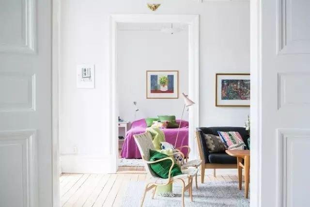 94㎡简洁梦幻公寓，每一角落都如此精致！