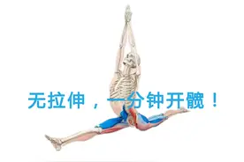瑜伽老师必看｜无拉伸，一分钟教你无痛开髋！图片