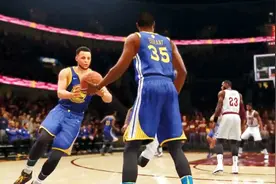 《NBA live18》勇士和骑士抢七大战中，库里还原欧文的三分绝杀视频封面