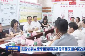 市政协副主席李绍洪调研指导河西区棚户区改造工作视频封面