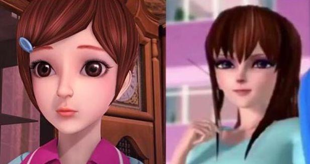 齐娜是个宅女,很爱玩塔罗牌的胆小女孩子,长大后的齐娜,很是自信,性感