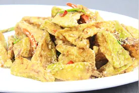厨师长教你脆皮茄子的家常做法，做法简单，金黄酥脆，口感美味视频封面