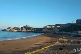 浙江最蓝的海岛！日落特美，荒村无人图片