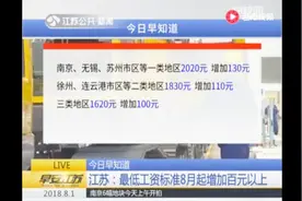 你可别不知道！江苏最低工资标准8月起增加百元以上视频封面