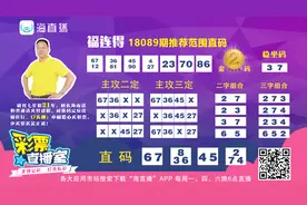 本期(2018.8.3)七星彩“福连得”演示回牌规律：主攻8第二位视频封面