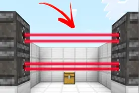 我的世界：大神制作激光宝箱陷阱，视频教程