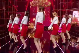 韩国女团AOA现场热舞《Miniskirt》