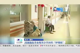 老年人权益保护条例：河南独生子女有不少于20天“护理假”视频封面