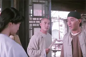 十三姨教黄飞鸿学英文，找人有事就要说爱老虎油，这时梁宽来了！