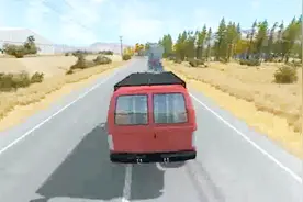 BeamNG：假人模拟汽车高速行驶过程中的各种失控翻车过程，刺激！