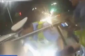 男子不配合酒精检测，因宴请“狱友”多喝了2杯，酒驾上路被抓！视频封面
