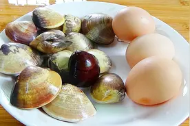 沙白和鸡蛋独特的吃法，不用煎，不用煮，营养不流失，做法还简单