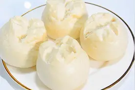 面点师教你“开花馒头”专业做法，顶花四瓣香甜可口，步步解说