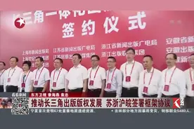 已定6个合作项目 推动长三角出版版权发展 苏浙沪皖签署框架协议视频封面