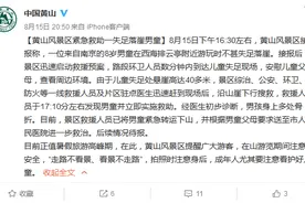 8岁南京籍男孩黄山游玩时不慎失足落崖 不幸身亡图片