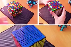 11x11x11阶魔方你见过吗？魔方达人一个小时内还原