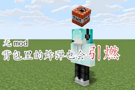 我的世界：引爆身上的TNT，碰火就燃，命令方块趣味教程视频封面