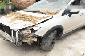 又是油门当刹车？江门小车撞入民房，撞穿整面大墙视频封面