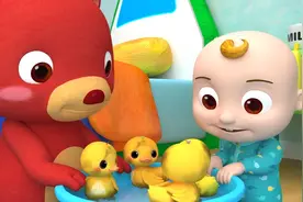 宝宝给小鸭子洗澡，让宝宝学会观察和数数，启蒙英语儿歌动画视频视频封面