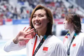 长得美游得快！嗲妹妹刘湘霸气放言：拿到50米自由泳金牌一起庆祝图片