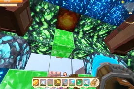 迷你世界极限生存，为了做宝石结晶，忍痛砸宝石屋