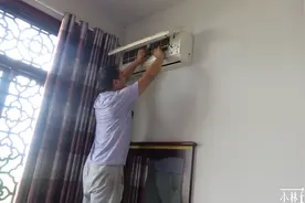 小伙在农庄清洗空调，原来空调清洗是这样弄的，网友：长知识了视频封面