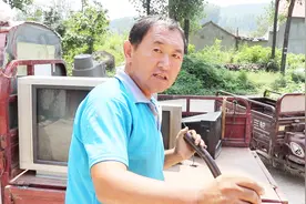 34吋彩电50元，回收废旧家电赚钱吗？看农村大叔怎么说视频封面