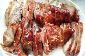 小伙买了25元钱的梅花肉，烧烤“蜜汁叉烧肉”，太香、太过瘾！视频封面