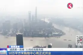 “浦西第一高楼”12月初完整亮相 10万平方米购物中心将正式开业视频封面
