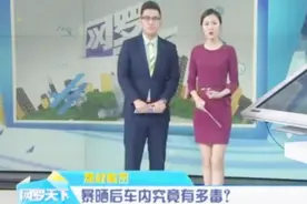 暴晒后一定要打开车门通风！高温下车内甲醛含量超过标准值6倍！