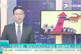 个税法草案：起征点5000元不修改，增加赡养老人支出视频封面