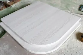 木板手工封边流程，操作简单效果佳，最适合弧面的板材封边处理