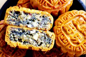 五仁月饼新做法，无任何添加剂，饼皮馅料详细讲解，比买的还好吃